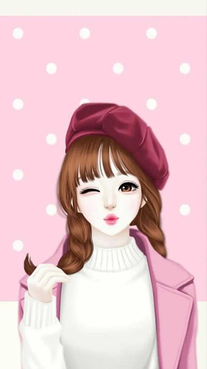 100+ ảnh hình nền cute nữ đáng yêu · ảnh 3